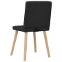 Sillas de comedor 4 unidades tela negras de , Sillas de comedor - Ref: Foro24-3315223, Precio: 200,17 €, Descuento: %