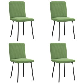Sillas de comedor 4 unidades terciopelo verde claro de , Sillas de comedor - Ref: Foro24-3315289, Precio: 163,05 €, Descuento: %