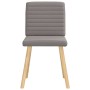 Sillas de comedor 4 unidades tela taupe de , Sillas de comedor - Ref: Foro24-3315280, Precio: 198,39 €, Descuento: %