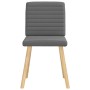 Sillas de comedor giratorias 4 unidades tela gris oscuro de , Sillas de comedor - Ref: Foro24-3315275, Precio: 198,39 €, Desc...