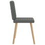 Sillas de comedor giratorias 4 unidades tela gris oscuro de , Sillas de comedor - Ref: Foro24-3315275, Precio: 198,39 €, Desc...