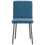 Sillas de comedor 4 unidades terciopelo azul de , Sillas de comedor - Ref: Foro24-3315296, Precio: 163,05 €, Descuento: %