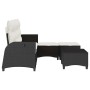 Set de sofás de jardín en forma de L con cojines 3 pzas negro de , Conjuntos de jardín - Ref: Foro24-3328638, Precio: 370,94 ...