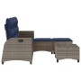 Set de sofás de jardín en forma de L con cojines 3 pzas gris de , Conjuntos de jardín - Ref: Foro24-3328644, Precio: 469,67 €...