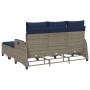 Set de sofás de jardín en forma de L con cojines 3 pzas gris de , Conjuntos de jardín - Ref: Foro24-3328644, Precio: 469,67 €...