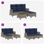 Set de sofás de jardín en forma de L con cojines 3 pzas gris de , Conjuntos de jardín - Ref: Foro24-3328644, Precio: 469,67 €...