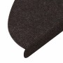 Alfombrilla autoadhesiva escalera 20 uds negro 56x17x3 cm de , Alfombrillas para escalones - Ref: Foro24-3365904, Precio: 42,...