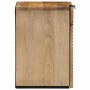 Armario colgante baño madera maciza mango marrón 38x33,5x48 cm de , Muebles de baño - Ref: Foro24-4017740, Precio: 82,38 €, D...