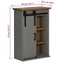 Armario colgante HALDEN con puerta corredera 49x22,5x70 cm gris de , Armarios de cocina - Ref: Foro24-4018439, Precio: 89,09 ...
