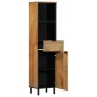 Mueble de baño de madera maciza de mango marrón 38x33x160 cm de , Muebles de baño - Ref: Foro24-4017742, Precio: 191,22 €, De...