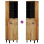 Mueble de baño de madera maciza de mango marrón 38x33x160 cm de , Muebles de baño - Ref: Foro24-4017742, Precio: 191,22 €, De...