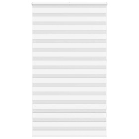 Estor cebra blanco 130x230 cm tejido ancho 125,9 cm poliéster de , Persianas y estores - Ref: Foro24-4014813, Precio: 39,68 €...