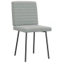 Sillas de comedor 4 unidades terciopelo gris claro de , Sillas de comedor - Ref: Foro24-3315256, Precio: 165,99 €, Descuento: %