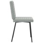 Sillas de comedor 4 unidades terciopelo gris claro de , Sillas de comedor - Ref: Foro24-3315256, Precio: 165,99 €, Descuento: %