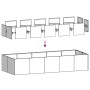 Jardinera 200x80x40 cm Acero inoxidable de , Maceteros y jardineras - Ref: Foro24-860756, Precio: 166,53 €, Descuento: %
