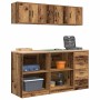 Armarios 6 uds para garaje madera ingeniería antigua madera de , Armarios industriales - Ref: Foro24-3328357, Precio: 289,07 ...