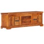 Mueble de TV de madera maciza de acacia 119x30x40 cm en Muebles TV | Comprar online en Foru.es