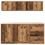 Armarios 6 uds para garaje madera ingeniería antigua madera de , Armarios industriales - Ref: Foro24-3328348, Precio: 399,98 ...