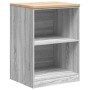 Armarios 6 uds para garaje madera ingeniería gris sonoma de , Armarios industriales - Ref: Foro24-3328355, Precio: 304,57 €, ...