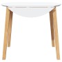 Mesa de comedor natural madera maciza roble caucho de , Mesas de cocina y de comedor - Ref: Foro24-4102531, Precio: 160,00 €,...