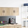 Armario de pared para garaje madera de ingeniería roble sonoma de , Armarios industriales - Ref: Foro24-860647, Precio: 45,92...