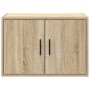 Armario de pared para garaje madera de ingeniería roble sonoma de , Armarios industriales - Ref: Foro24-860647, Precio: 45,92...