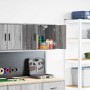 Armario de pared para garaje madera de ingeniería gris sonoma de , Armarios industriales - Ref: Foro24-860653, Precio: 42,01 ...