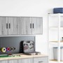 Armario de pared para garaje madera de ingeniería gris sonoma de , Armarios industriales - Ref: Foro24-860653, Precio: 42,01 ...