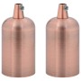 Portalámparas 2 uds bronce rojo E27 de , Accesorios de iluminación - Ref: Foro24-4106529, Precio: 15,90 €, Descuento: %