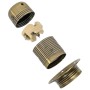 Portalámparas 2 uds bronce E27 de , Accesorios de iluminación - Ref: Foro24-4106520, Precio: 16,89 €, Descuento: %