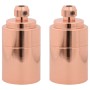 Portalámparas 2 uds bronce oro rosa E27 de , Accesorios de iluminación - Ref: Foro24-4106536, Precio: 15,60 €, Descuento: %