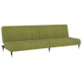 Sofá cama de 2 plazas terciopelo verde claro de , Sofás - Ref: Foro24-375877, Precio: 253,56 €, Descuento: %