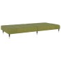 Sofá cama de 2 plazas terciopelo verde claro de , Sofás - Ref: Foro24-375877, Precio: 253,56 €, Descuento: %