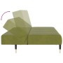 Sofá cama de 2 plazas terciopelo verde claro de , Sofás - Ref: Foro24-375877, Precio: 253,56 €, Descuento: %