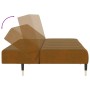 Sofá cama de 2 plazas terciopelo marrón de , Sofás - Ref: Foro24-375882, Precio: 249,10 €, Descuento: %