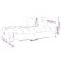 Sofá cama de 2 plazas terciopelo marrón de , Sofás - Ref: Foro24-375882, Precio: 249,10 €, Descuento: %