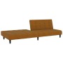 Sofá cama de 2 plazas terciopelo marrón de , Sofás - Ref: Foro24-375771, Precio: 242,36 €, Descuento: %