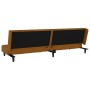 Sofá cama de 2 plazas terciopelo marrón de , Sofás - Ref: Foro24-375771, Precio: 242,36 €, Descuento: %