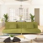 Sofá cama de 2 plazas con dos almohadas tela verde de , Sofás - Ref: Foro24-375894, Precio: 245,46 €, Descuento: %