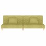 Sofá cama de 2 plazas con dos almohadas tela verde de , Sofás - Ref: Foro24-375894, Precio: 245,46 €, Descuento: %