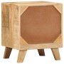 Mesilla de noche 2 uds 40x32x46 cm madera mango rugosa de , Mesitas de noche - Ref: Foro24-4104512, Precio: 233,15 €, Descuen...