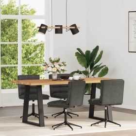 Sillas de comedor 4 unidades cuero sintético negro de , Sillas de comedor - Ref: Foro24-3315675, Precio: 250,16 €, Descuento: %