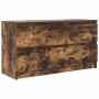 Mueble de TV madera de ingeniería roble ahumado 100x35x54 cm de , Muebles TV - Ref: Foro24-861809, Precio: 86,10 €, Descuento: %