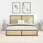 Mesillas de noche con luces LED 2 uds gris sonoma 38x34x50 cm de , Mesitas de noche - Ref: Foro24-861276, Precio: 86,64 €, De...