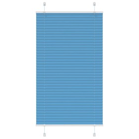 Estor Plisado azul 80x100 cm Tela Ancho 79,4 cm Poliéster de , Persianas y estores - Ref: Foro24-4015173, Precio: 19,86 €, De...