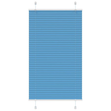 Estor Plisado azul 80x100 cm Tela Ancho 79,4 cm Poliéster de , Persianas y estores - Ref: Foro24-4015173, Precio: 19,86 €, De...