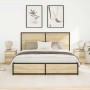 Mesillas de noche con luces LED 2 uds roble sonoma 38x34x50 cm de , Mesitas de noche - Ref: Foro24-861288, Precio: 100,62 €, ...