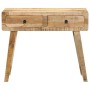 Mesa consola madera maciza de mango rugosa 90x32x75 cm de , Mesas auxiliares - Ref: Foro24-4104519, Precio: 186,29 €, Descuen...