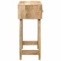 Mesa consola madera maciza de mango rugosa 90x32x75 cm de , Mesas auxiliares - Ref: Foro24-4104519, Precio: 186,29 €, Descuen...