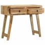 Mesa consola madera maciza de mango rugosa 90x32x75 cm de , Mesas auxiliares - Ref: Foro24-4104519, Precio: 186,29 €, Descuen...